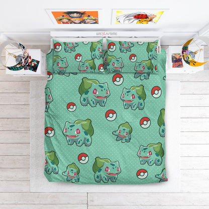 Bulbasaur Polyester Duvet Cover Set