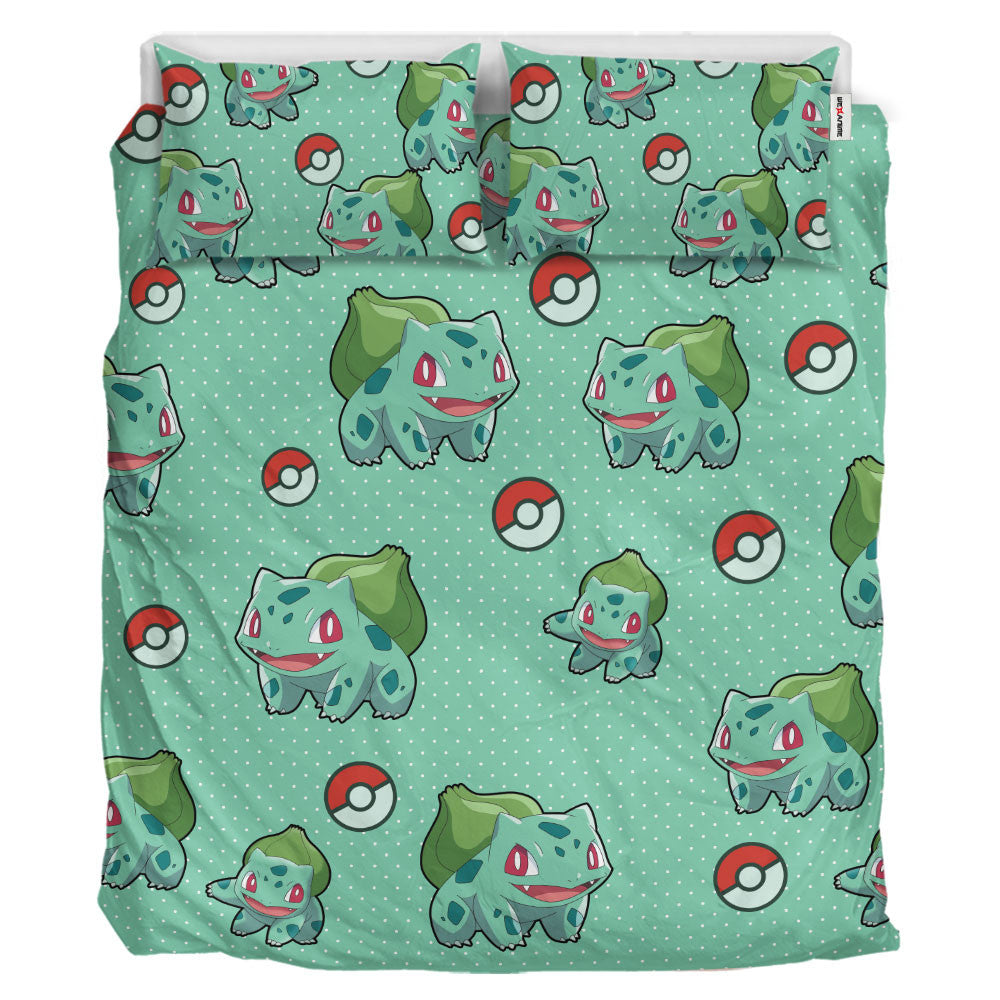 Bulbasaur Polyester Duvet Cover Set