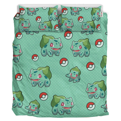 Bulbasaur Polyester Duvet Cover Set