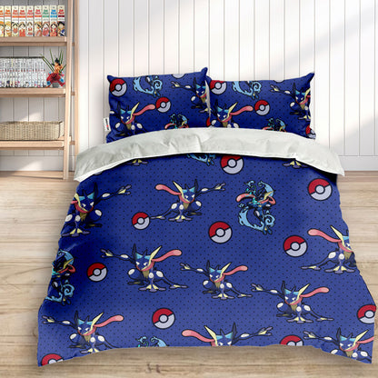 Greninja Polyester Duvet Cover Set