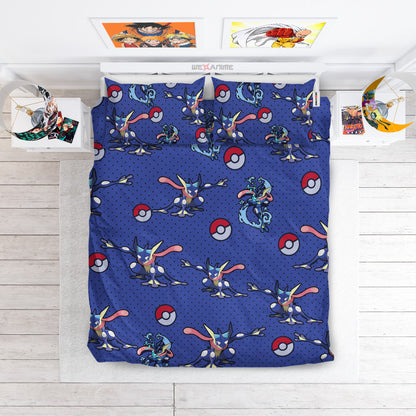 Greninja Polyester Duvet Cover Set
