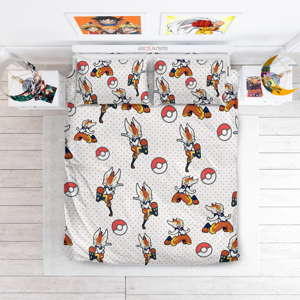 Cinderace Polyester Duvet Cover Set