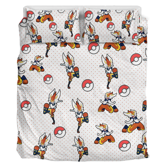Cinderace Polyester Duvet Cover Set