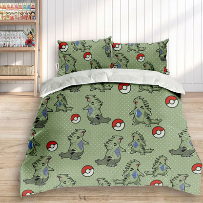 Tyranitar Polyester Duvet Cover Set