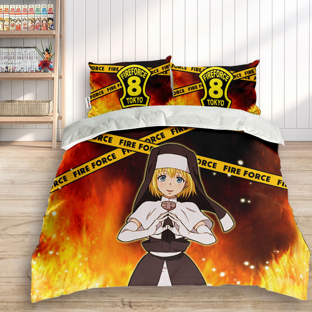 Iris Polyester Duvet Cover Set