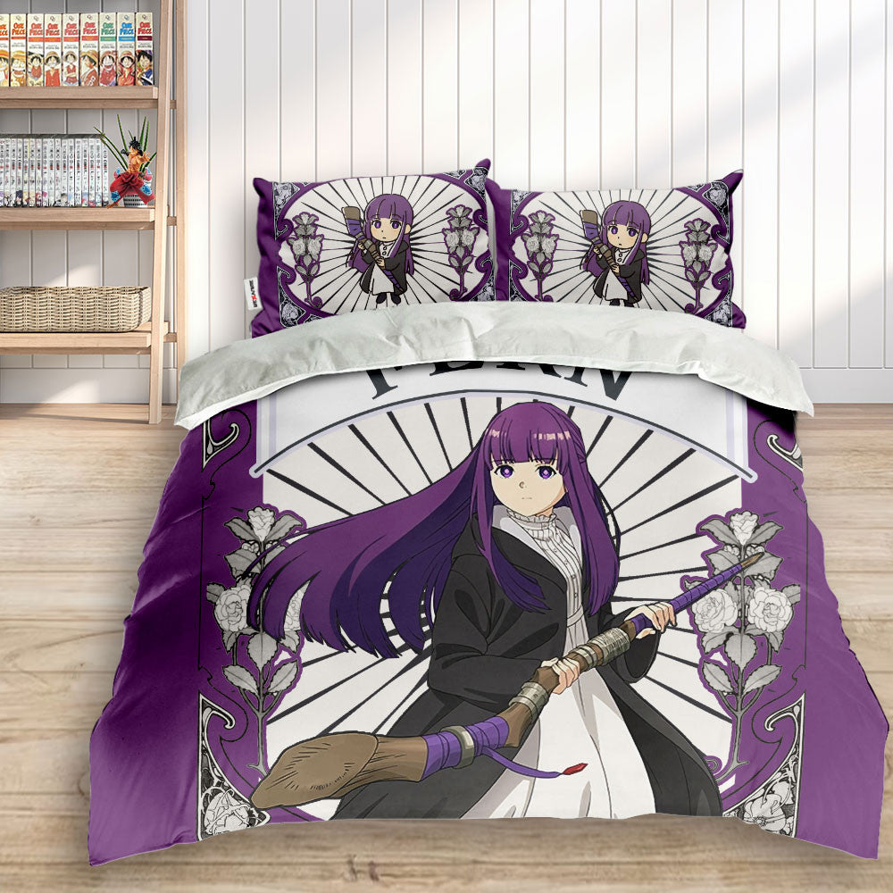 Frieren Fern Polyester Duvet Cover Set