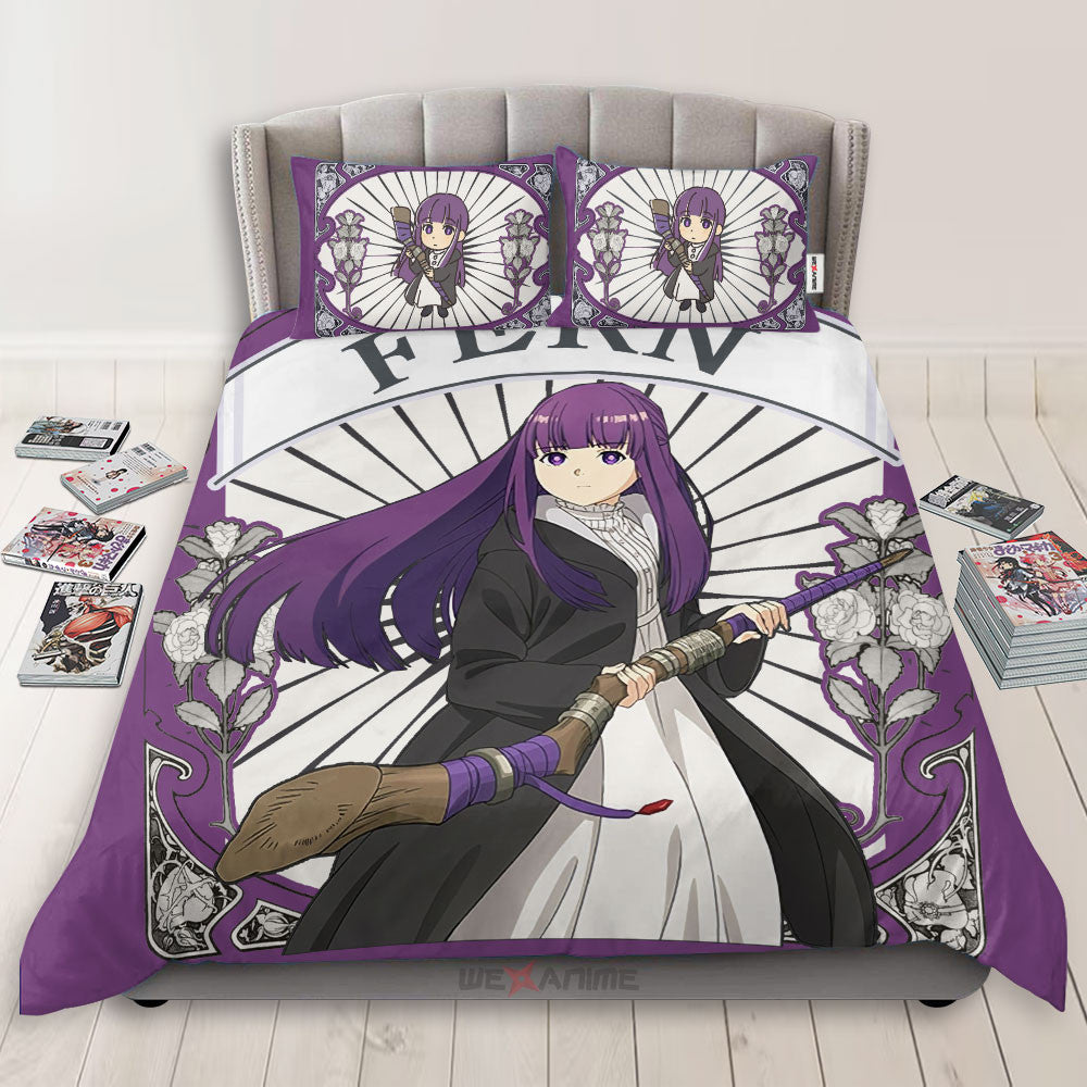 Frieren Fern Polyester Duvet Cover Set