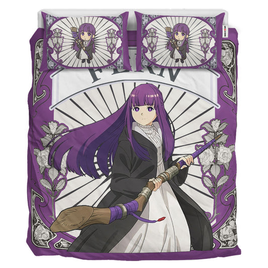 Frieren Fern Polyester Duvet Cover Set