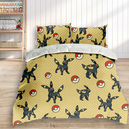 Umbreon Polyester Duvet Cover Set
