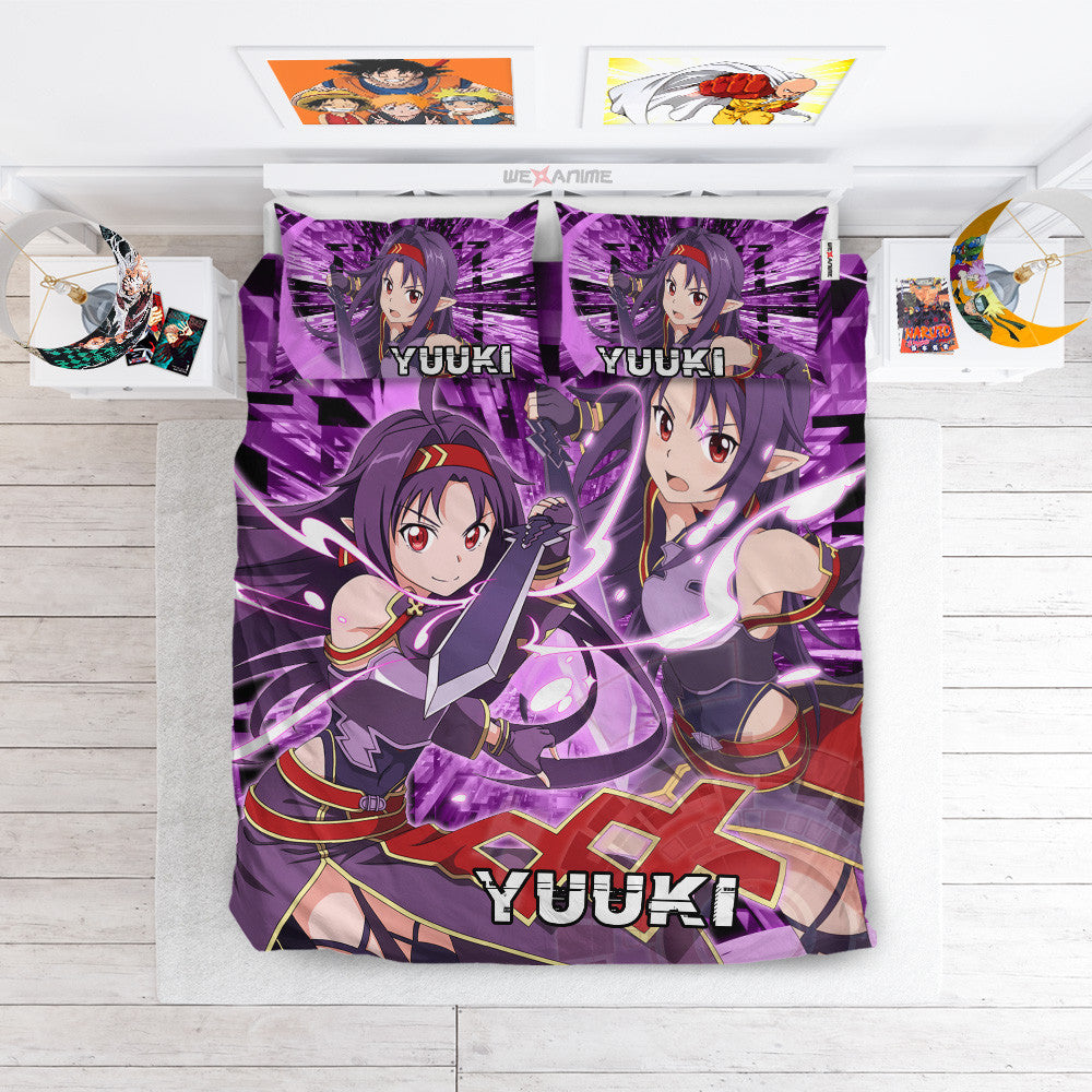 Konno Yuuki Polyester Duvet Cover Set