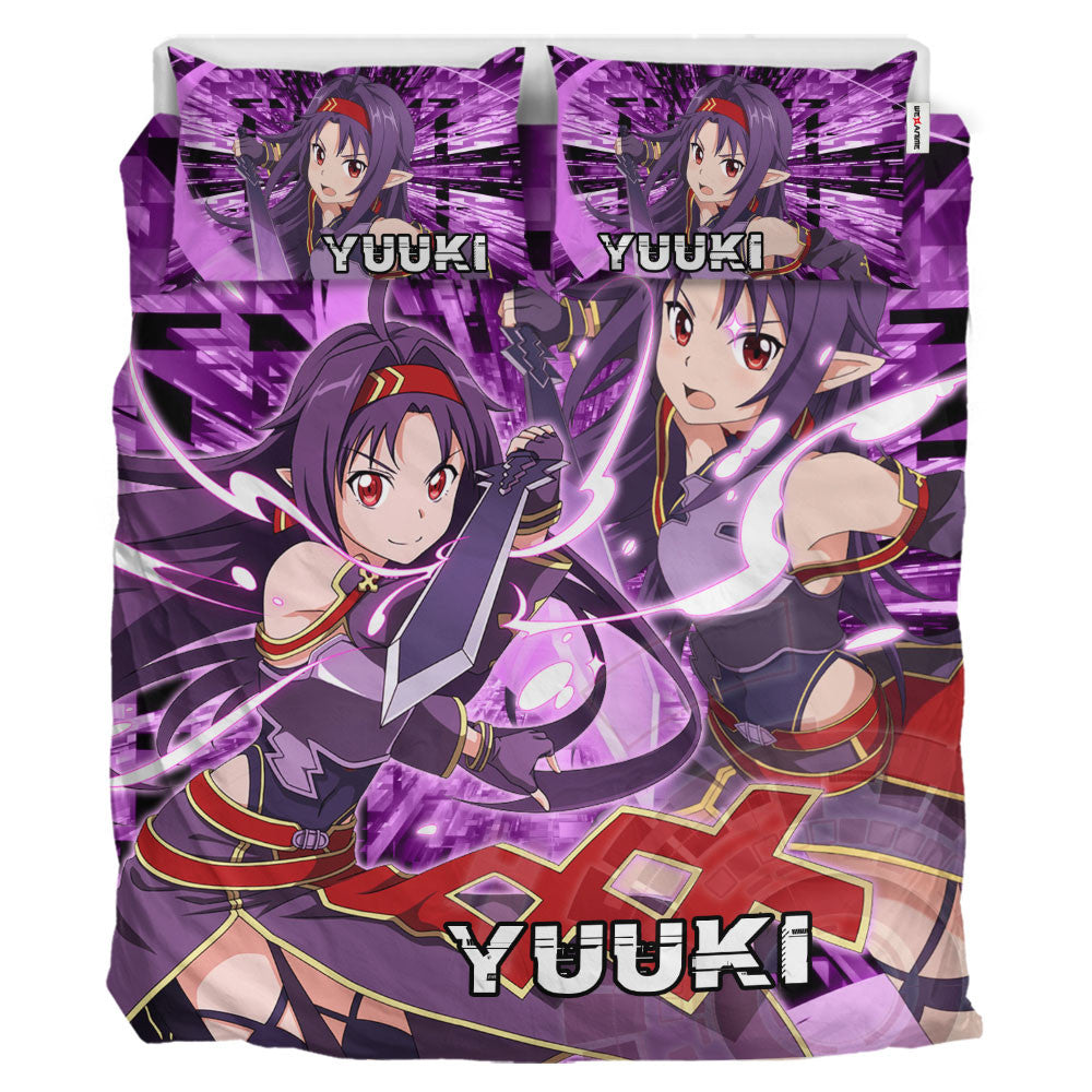 Konno Yuuki Polyester Duvet Cover Set
