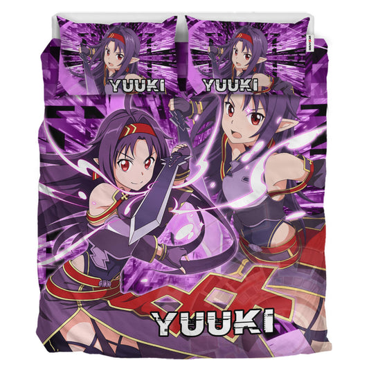Konno Yuuki Polyester Duvet Cover Set
