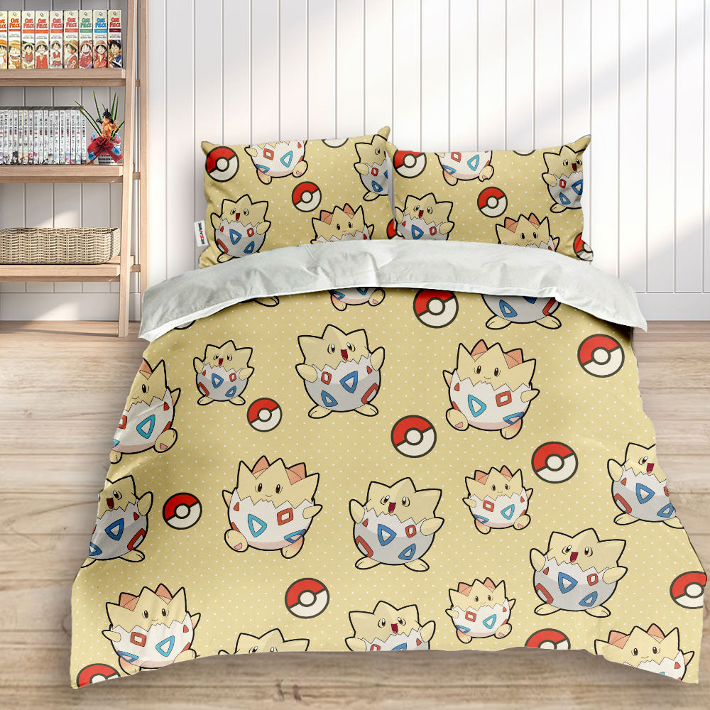 Togepi Polyester Duvet Cover Set