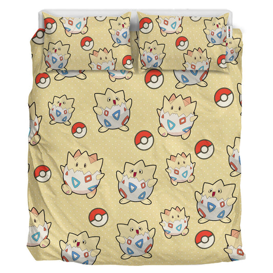 Togepi Polyester Duvet Cover Set
