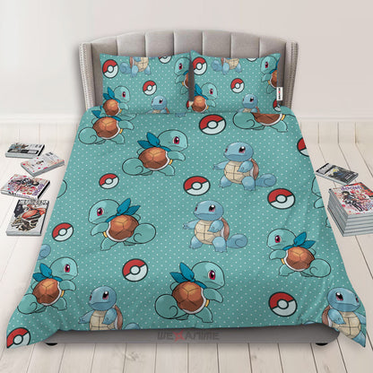 Squirtle Polyester Duvet Cover Set
