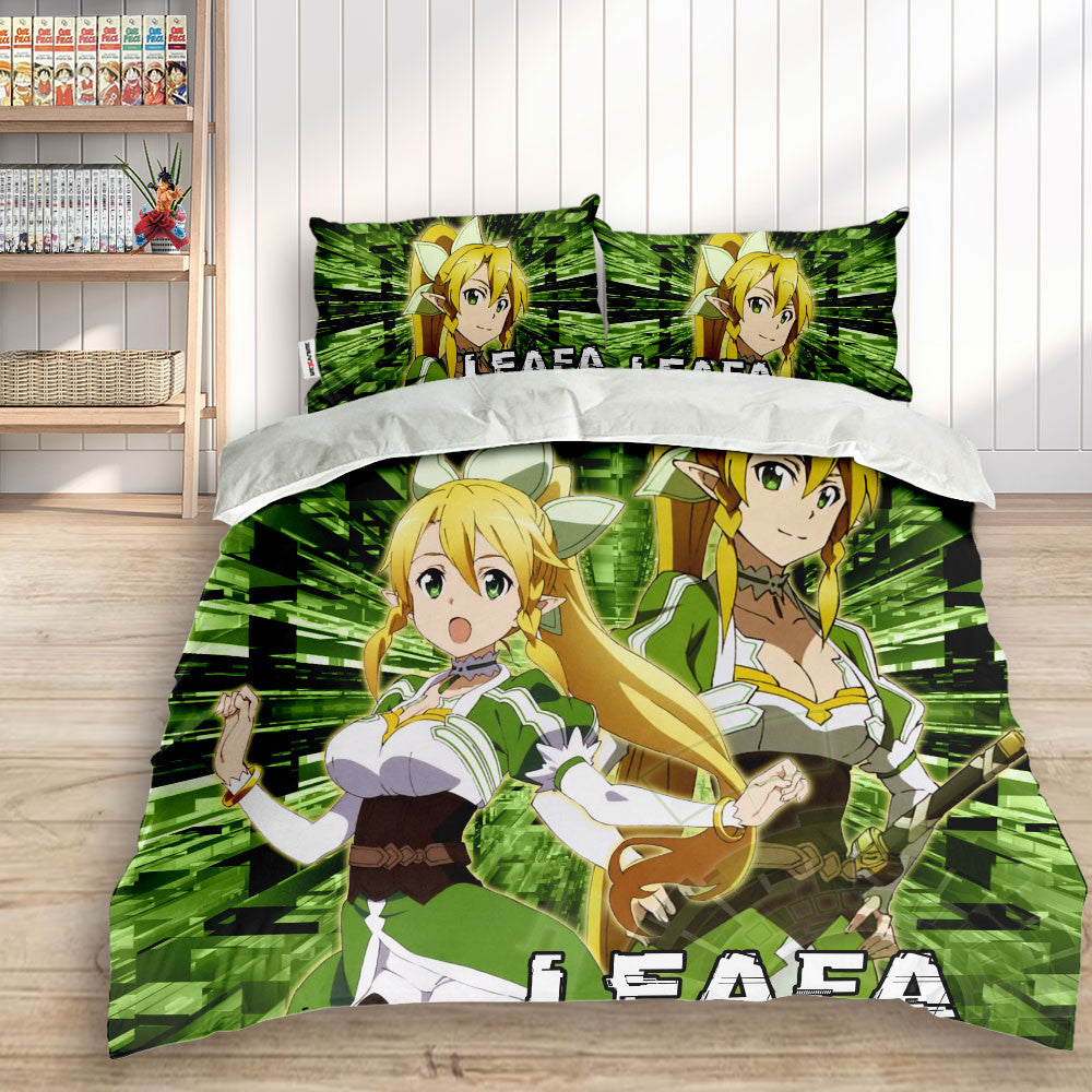 Leafa Polyester Duvet Cover Set