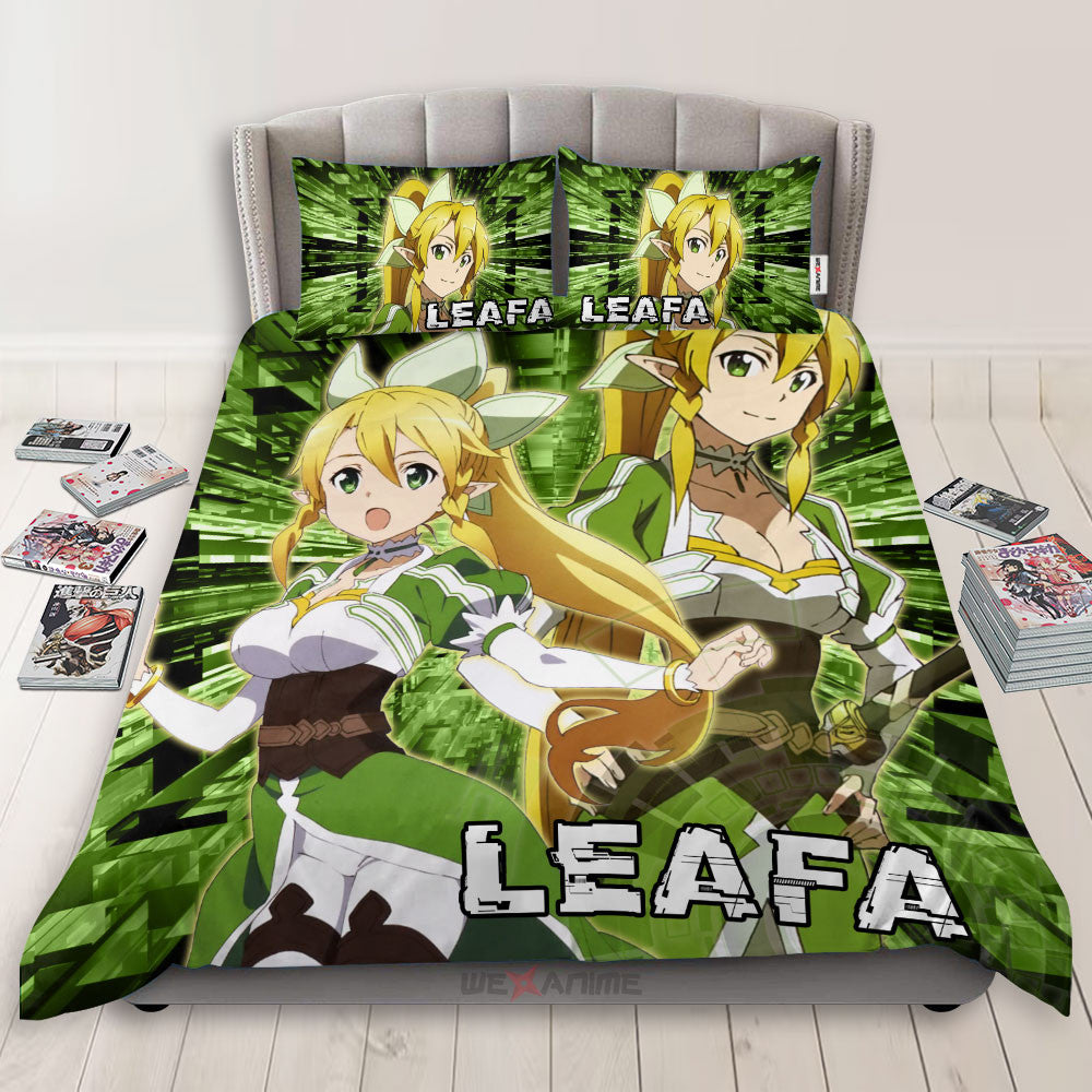 Leafa Polyester Duvet Cover Set