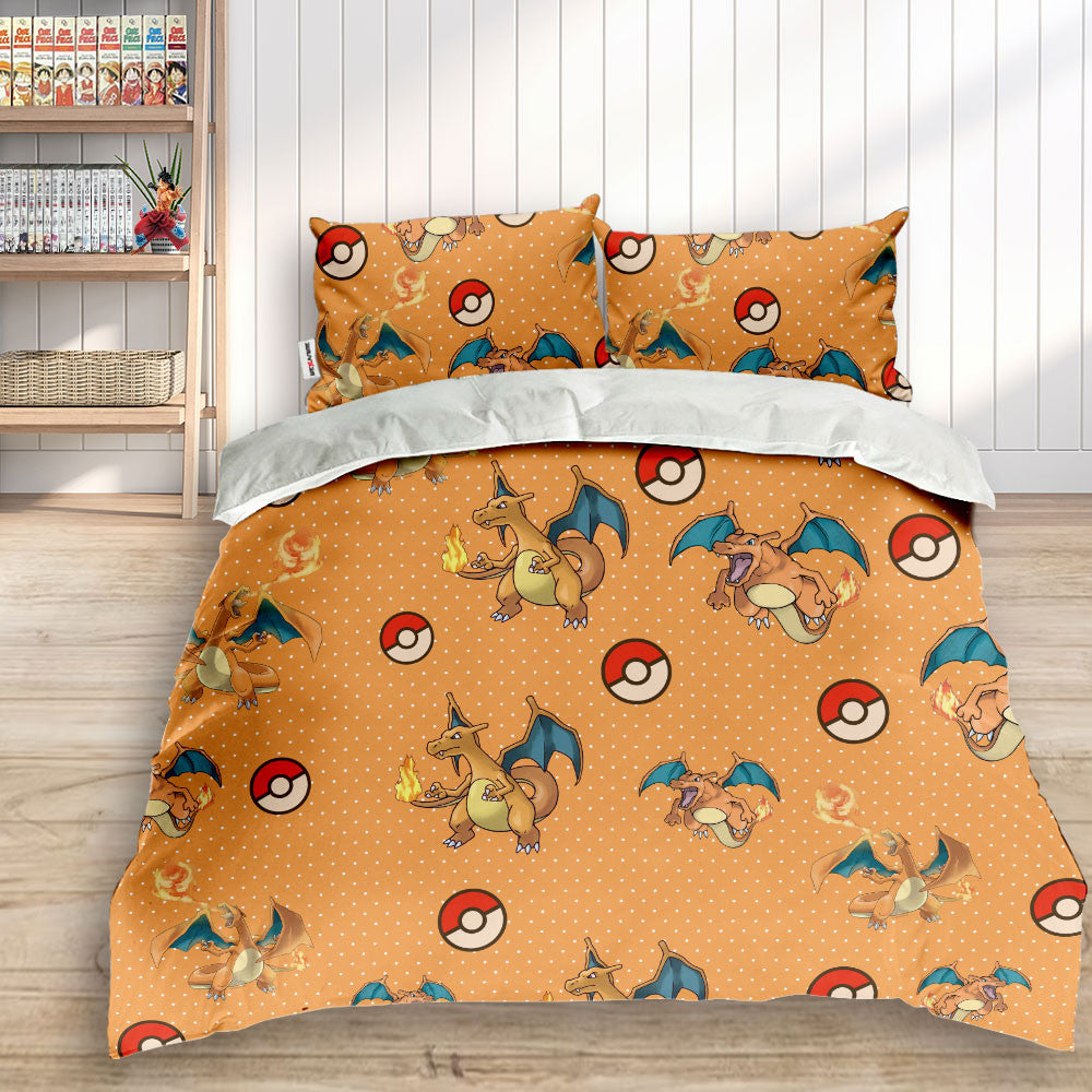 Charizard Polyester Duvet Cover Set