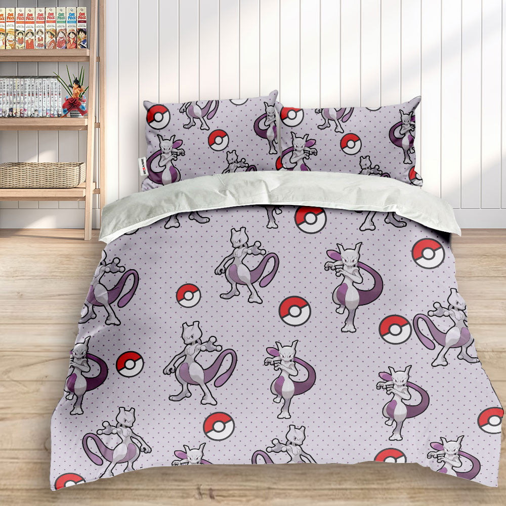 Mewtwo Polyester Duvet Cover Set