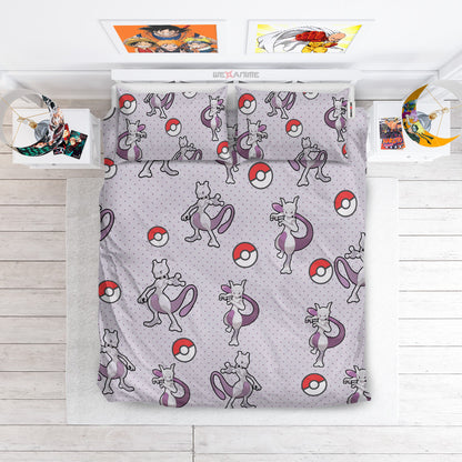 Mewtwo Polyester Duvet Cover Set
