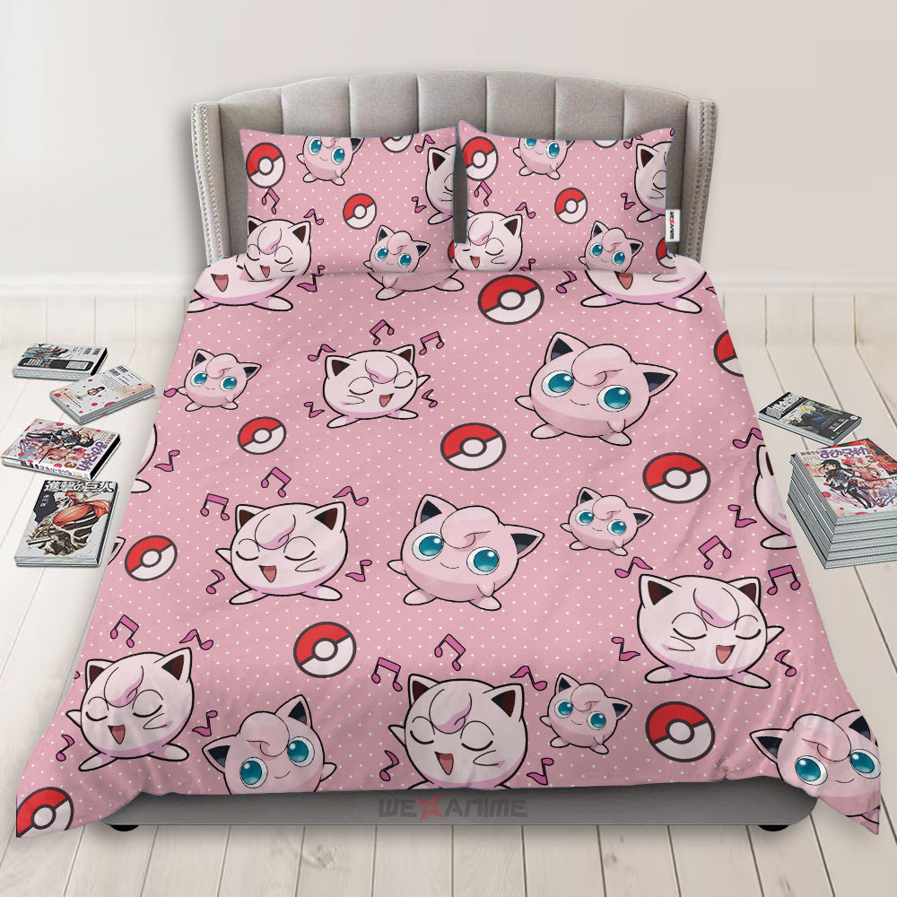 Jigglypuff Polyester Duvet Cover Set