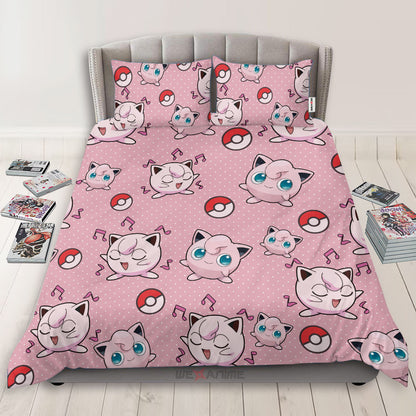 Jigglypuff Polyester Duvet Cover Set