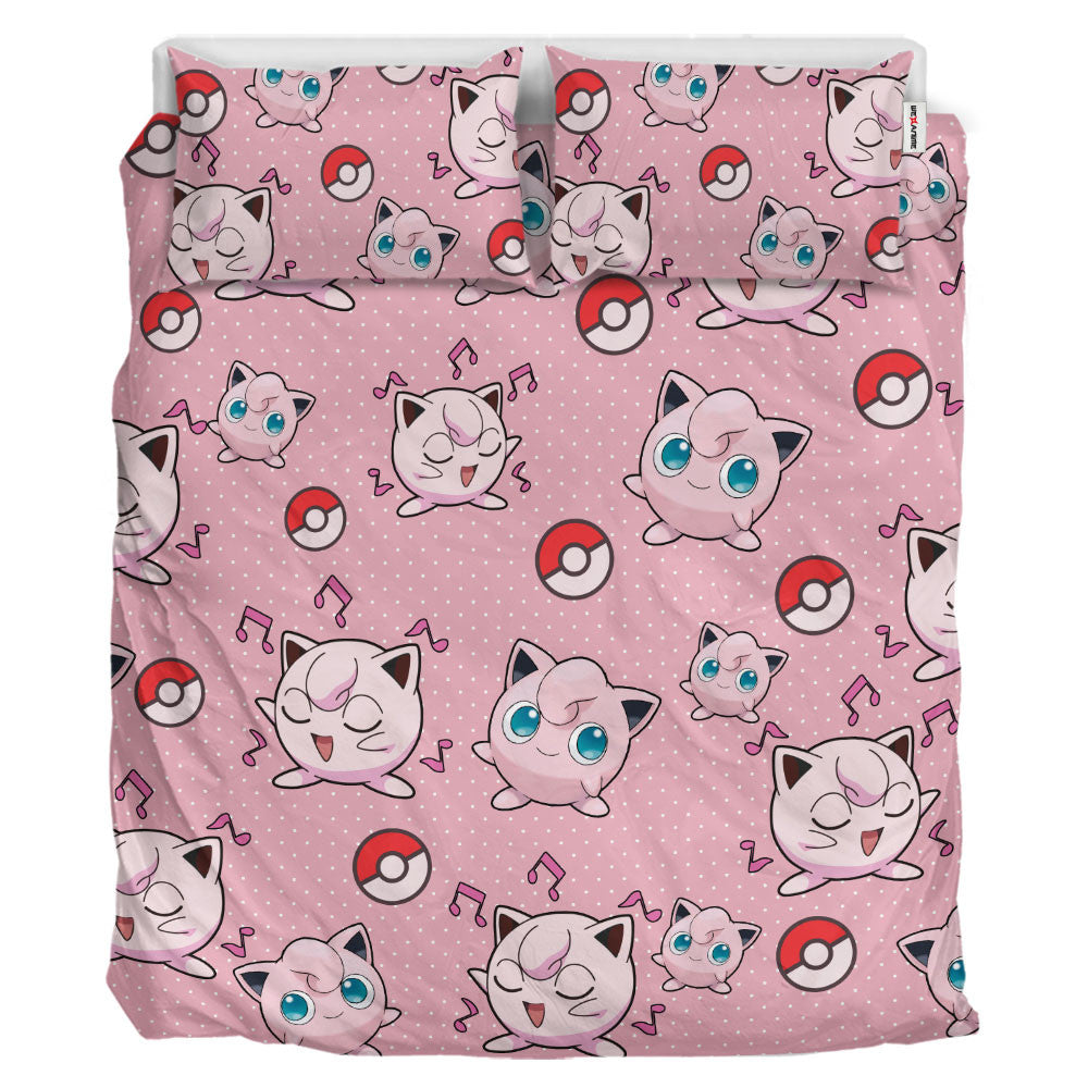 Jigglypuff Polyester Duvet Cover Set