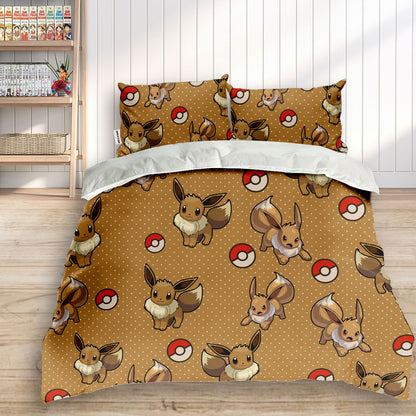Eevee Polyester Duvet Cover Set