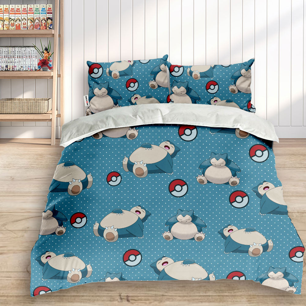 Snorlax Polyester Duvet Cover Set