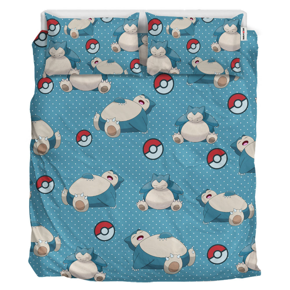 Snorlax Polyester Duvet Cover Set