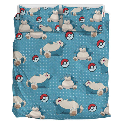 Snorlax Polyester Duvet Cover Set