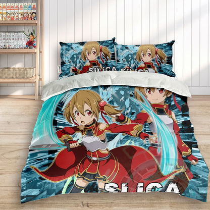 Silica Polyester Duvet Cover Set