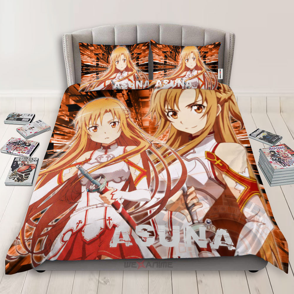 Asuna Polyester Duvet Cover Set