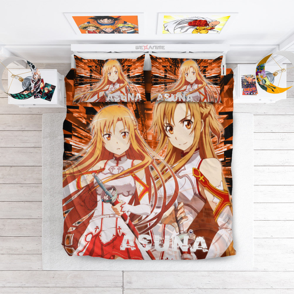 Asuna Polyester Duvet Cover Set