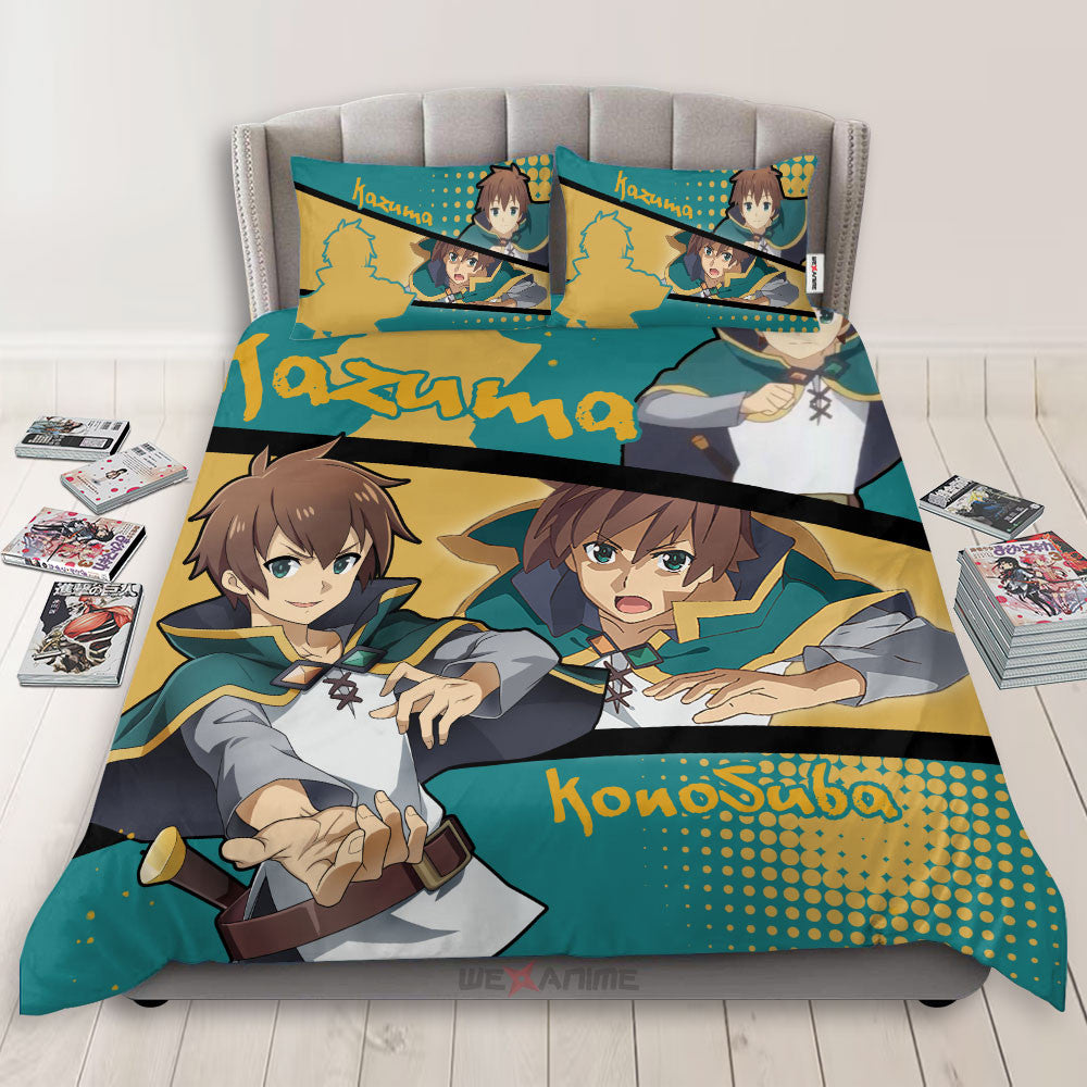 Kazuma Satou Polyester Duvet Cover Set