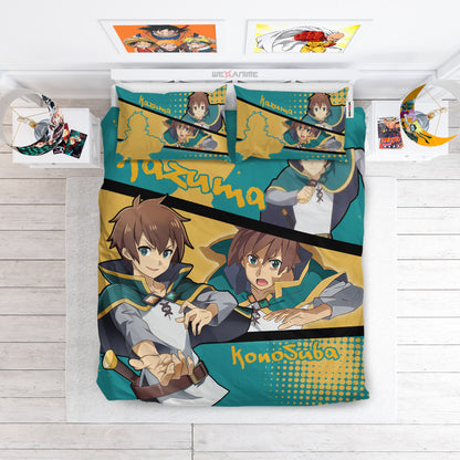 Kazuma Satou Polyester Duvet Cover Set