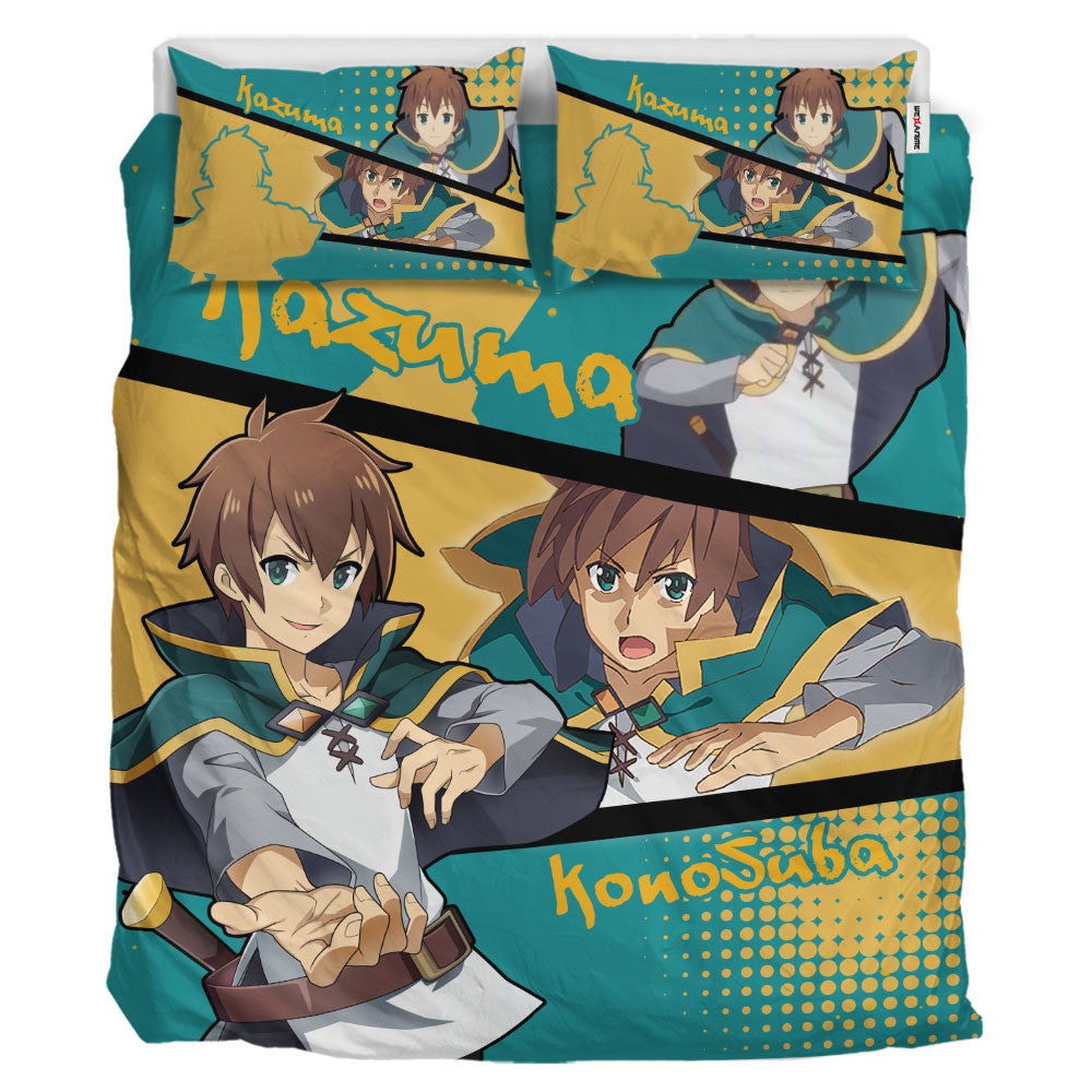 Kazuma Satou Polyester Duvet Cover Set
