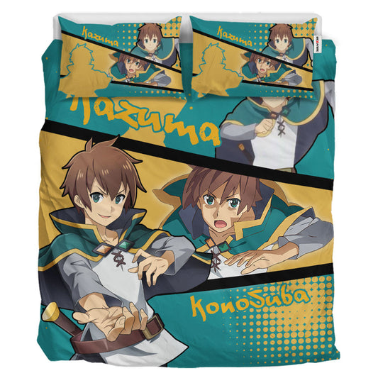 Kazuma Satou Polyester Duvet Cover Set