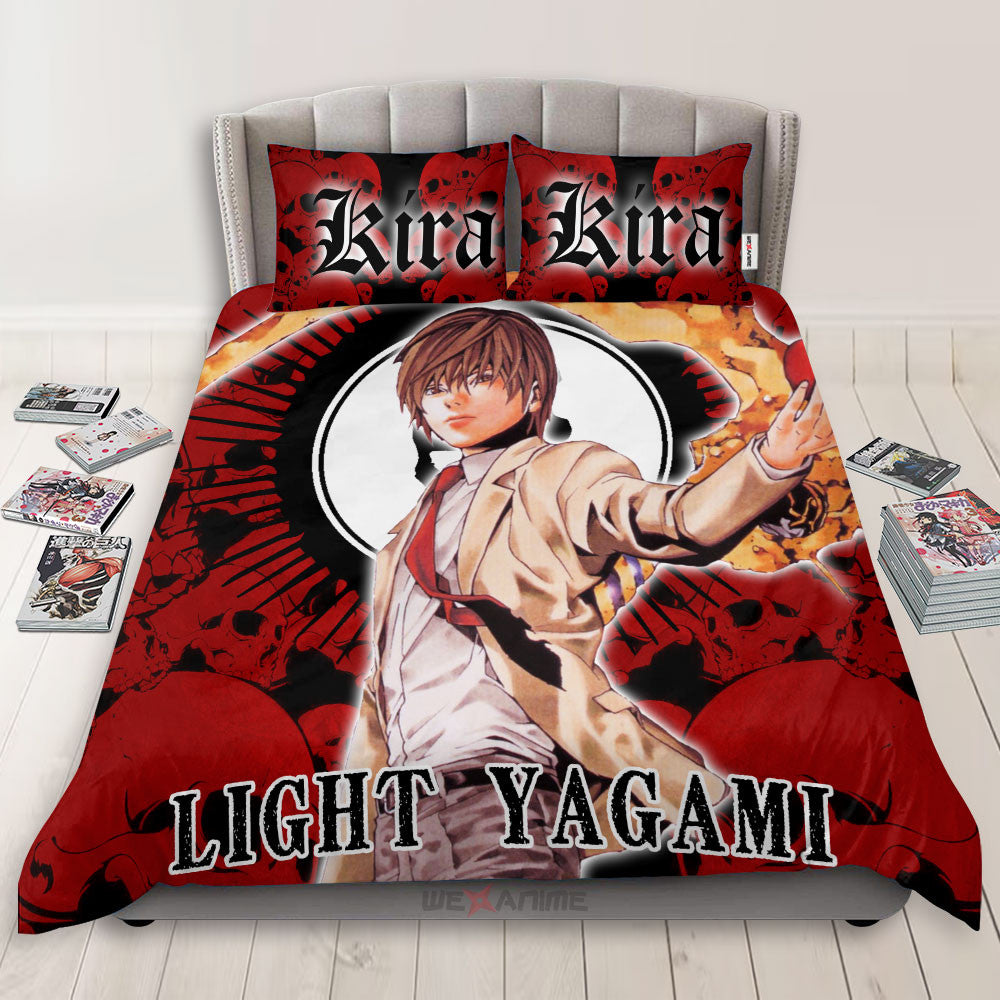Light Yagami Polyester Duvet Cover Set