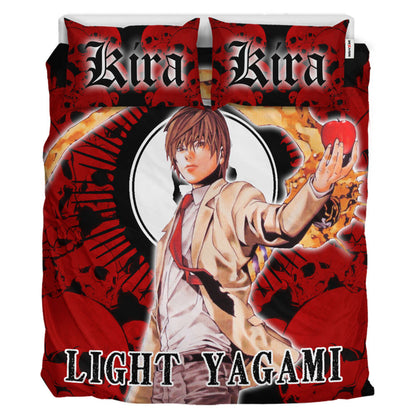 Light Yagami Polyester Duvet Cover Set
