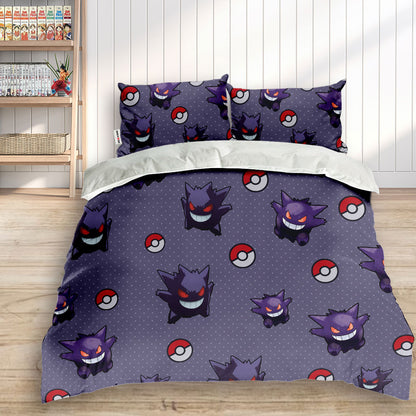 Gengar Polyester Duvet Cover Set