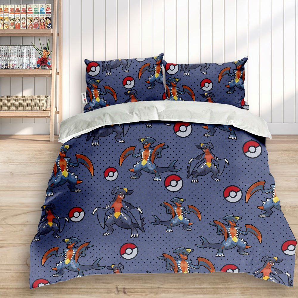 Garchomp Polyester Duvet Cover Set