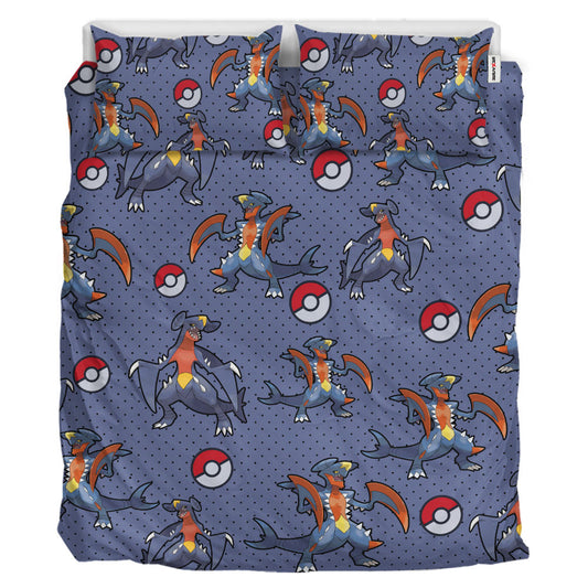 Garchomp Polyester Duvet Cover Set