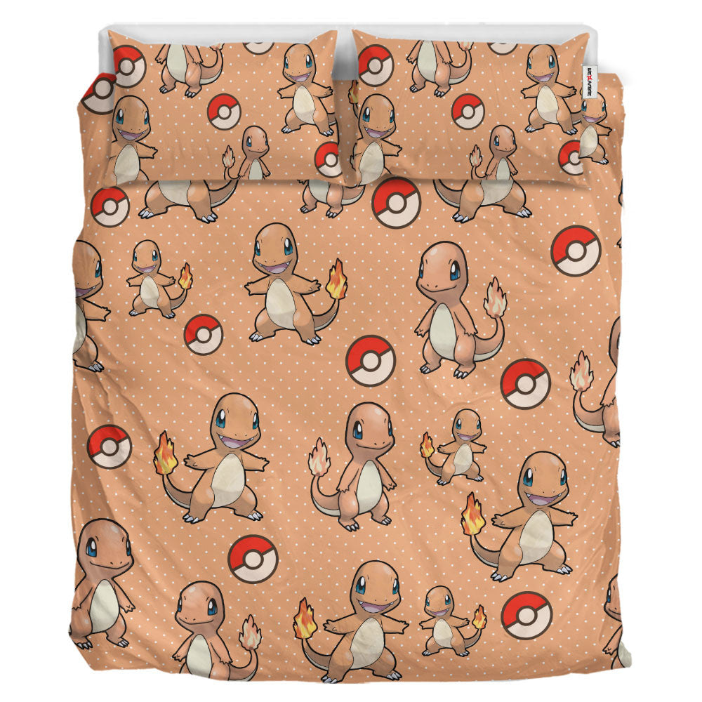 Charmander Polyester Duvet Cover Set