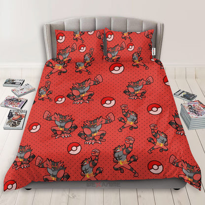 Incineroar Polyester Duvet Cover Set