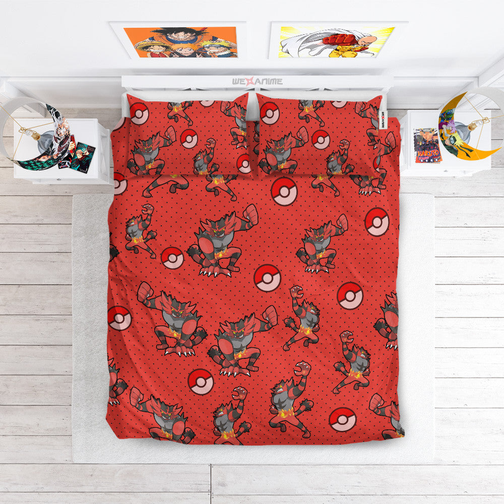 Incineroar Polyester Duvet Cover Set