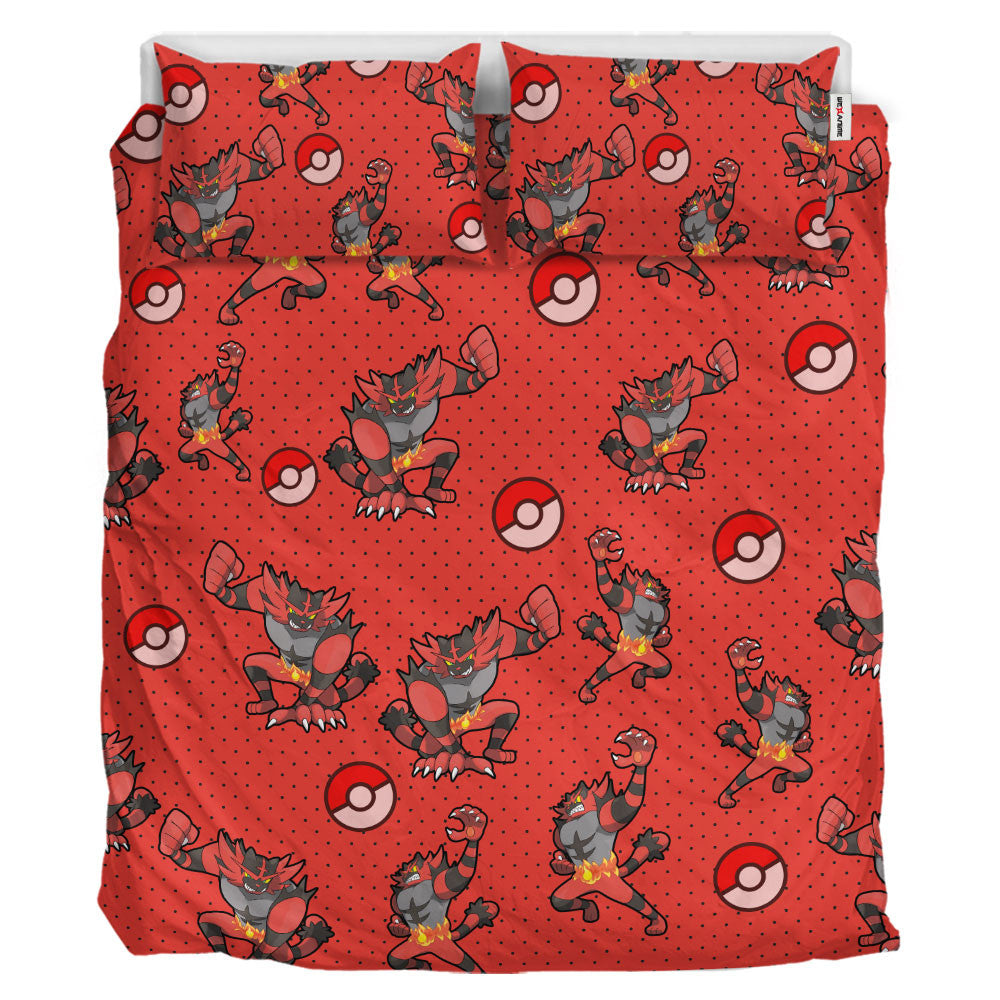 Incineroar Polyester Duvet Cover Set