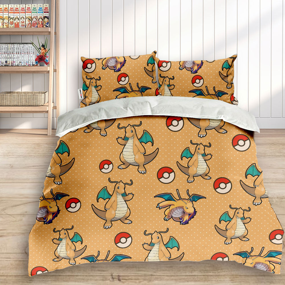 Dragonite Polyester Duvet Cover Set