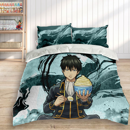 Hijikata Toshiro Polyester Duvet Cover Set