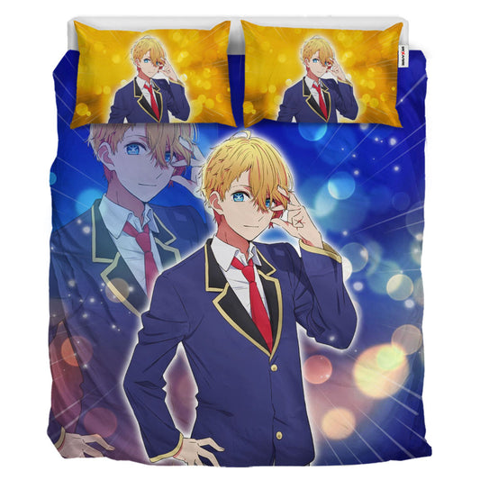 Hoshino Aquamarine Polyester Duvet Cover Set